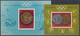 ** 1972 Nyári Olimpia, München Blokk Sor Mi 100-101 - Other & Unclassified