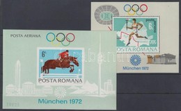** 1972 Nyári Olimpia, München Blokk Sor Mi 93-94 - Autres & Non Classés