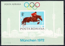 ** 1972 Nyári Olimpiai Játékok, München (I.) Blokk Mi 94 - Andere & Zonder Classificatie