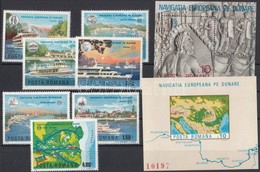 ** 1977 Dunai Hajók Sor Mi 3484-3490 + Blokk 146-147 + Sor és Blokkok 5 Klf FDC-n - Otros & Sin Clasificación