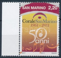 ** 2011 50 éves A San Marinói Kórus ívszéli Bélyeg Mi 2466 - Altri & Non Classificati