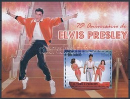 ** 2010 75 éve Született Elvis Presley Blokk Mi 750 - Altri & Non Classificati