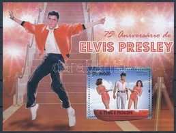 ** 2010 75 éve Született Elvis Presley Blokk Mi 750 - Autres & Non Classés
