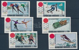 ** 1971 Téli Olimpia: Szapporo Vágott Sor Mi 888-893 B - Autres & Non Classés