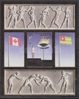 ** 1976 Montreali Nyári Olimpia Vágott Blokk Mi 100 B - Altri & Non Classificati