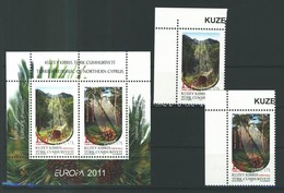 ** 2011 Europa CEPT Erdők Mi 738-739 + Blokk Mi 29 - Andere & Zonder Classificatie