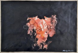 Almásy Jelzéssel: Kompozíció. Akvarell, Papír, 26×39 Cm - Otros & Sin Clasificación