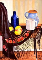 Deli Julianna (1962-): Asztali Csendélet. Tempera, Farost, Jelzett, 50×34 Cm - Andere & Zonder Classificatie