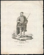 1789 II. Rákóczi György Egész Alakos Képe. Ant Tischler Rézmetszete. Megjelent: Grondski, Samuel De Grondi: Historia Bel - Prints & Engravings