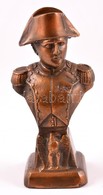 Napóleon Bronz Büszt, Jelzés Nélkül, M:17 Cm - Autres & Non Classés