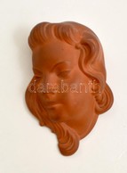 Wormser Terra-Sigillata Art Deco Női Maszk (Marina), 18×12 Cm - Altri & Non Classificati