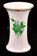 Herendi Apponyi Mintás Porcelán Váza, Kézzel Festett, Jelzett, Hibátlan, M: 15,5 Cm - Altri & Non Classificati