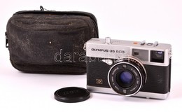 Olympus 35 ECR Fényképezőgép E. Zuiko 1:28 Objektívvel, Tokkal - Appareils Photo