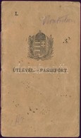 1922 Útlevél Fénykép Nélkül, Sok Bejegyzéssel - Ohne Zuordnung
