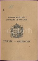 1931 Fényképes Magyar útlevél Főmérnök Részére, Számos Meghosszabbítással - Sin Clasificación