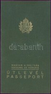 1937 Fényképes Magyar útlevél Tizenhárom éves Tanuló Részére, Francia, Angol, Osztrák, Csehszlovák Bejegyzésekkel - Non Classificati