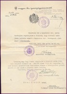 1939-1941 3 Db Törvényszéki Kinevező Okirat - Non Classés