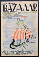 1957 Maurer's Bazaar Kézzel Rajzolt újság. Thio Mariann 20 Oldalas, Sok Karikatúrát, Történetet és Rajzot Tartalmazó Egy - Non Classés