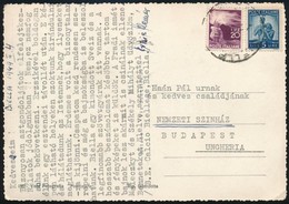 1949 Berkessy Elemér (1905-1993) Válogatott Labdarúgó Levelezőlapja Aláírásával - Autres & Non Classés