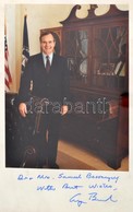 1983 George H. W. Busch (1924-2018): Az Amerikai Egyesült Államok Alelnökének (1981-1989), Későbbi 41. Elnökének Dedikál - Autres & Non Classés
