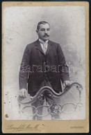 Cca 1890-1900 Balogh Viktor, Felvidéki Birtokos (Podluzsány (Berekalja/Podlužany)) Keményhátú Fotója, Kaposvár, Langsfel - Autres & Non Classés