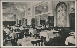 Cca 1940 Bp., Grand Restaurant Belső Tere, Spolarich Zöldfa Éttermei, MFI Fotólap, 8,5×13,5 Cm - Autres & Non Classés