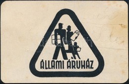 1955 Állami Áruház Kártyanaptár - Advertising