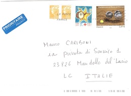 LETTERA X ITALY €0,89 PETANQUE - Red Cross