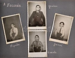 Cca 1946 A 308. és A 788. Sz. Kőrösi Csoma S. Cserkészcsapat Fotóalbuma 100 Fotóval A Cserkészvezetőnek Címezve. Érdekes - Scoutismo