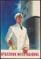 1940 MFTR Hajó Menetrend. Leporello - Altri & Non Classificati