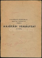 1969 Hajózási Szabályzat 55 P. - Other & Unclassified