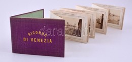 Cca 1870 Ricordo Di Venezia, Leporelló Könyvecske 12 Képpel - Ohne Zuordnung