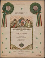 1921 Papp-Váry Elemérné-Szabados Béla: Hiszekegy... 1921. Május 21. A Borító Illusztrációja Kemény Éva Munkája. Bp., (19 - Sin Clasificación