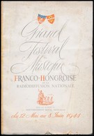 1944 Grand Festival De Musique Franco-Hongroise De La Radiodiffusion Nationale - Non Classés
