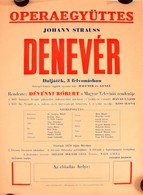 Cca 1920-1940 Kb 20 Db Háború Előtti Színházi Plakát. Mind Különféle. Vegyes állapotban - Altri & Non Classificati