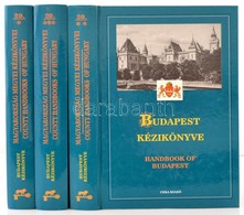 Budapest Kézikönyve I-III. Handbook Of Budapest. Magyarország Megyei Kézikönyvei 20./1-3. Bp., 1998, Ceba. Kiadói Karton - Non Classés