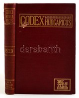 1925. évi Törvénycikkek. Jegyzetekkel Ellátta Dr. Térfy Gyula.  Corpus Juris Hungarici. Magyar Törvénytár. (Codex Hungar - Unclassified