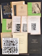 1947-1971 Vegyes Művészeti, Többségében Katalógus Tétel, 19 Db, Közte 50-es évekből Származó Katalógusok: II-III-IV. Mag - Sin Clasificación