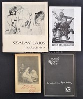 Vegyes Művészeti Könyv Tétel, 4 Db: 
Közte 3 Db Katalógus: Dürer Emlékkiállítás (1971, Szépűvészeti Múzeum), Szalay Lajo - Ohne Zuordnung