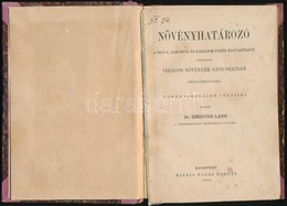 Dr. Simkovics Lajos: Növényhatározó A Dráva, Alsó-Duna, és Kárpátok övezte Magyarföldön. Itthonos Virágos Növények Géniu - Unclassified