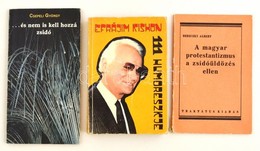 3 Db Könyv: Bereczky Albert: A Magyar Protestantizmus A Zsidóüldözés Ellen (Bp., 1945, Református Traktátus Vállalat); E - Zonder Classificatie