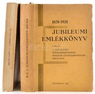 Vegyes Könyvtétel, 2 Db: 
1831-1931. Jubileumi Emlékkönyv. Kiadja A Budapesti Növendékpapság Magyar Egyházirodalmi Iskol - Non Classés