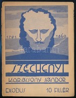 Karácsony Sándor: Széchényi. Bp., 1941, Exodus. II. Kiadás. Kiadói Tűzött Papírkötés. - Sin Clasificación