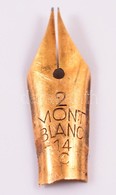 Arany(Au) 14K Mont Blanc Tollhegy, H: 2 Cm - Otros & Sin Clasificación