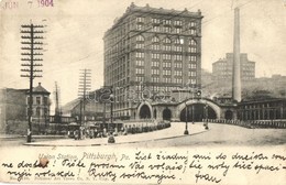 ** * 8 Db RÉGI Amerikai Városképes Lap / 8 Pre-1925 American Town-view Postcards - Ohne Zuordnung