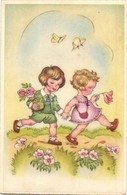 * 10 Db Régi és Modern Gyerek Motívumlap / 10 Pre-1945 And Modern Children Motive Cards - Non Classés