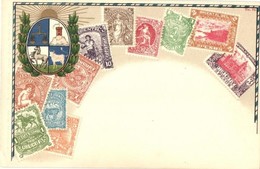 ** * 10 Db Főleg MODERN Bélyeg és Posta Motívumlap / 10 Mostly Modern Stamp And Post Themed Motive Postcards - Unclassified