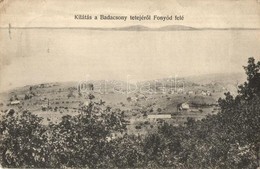 T2/T3 1909 Badacsony, Kilátás A Badacsony Tetejéről Fonyód Felé. Kiadja A Balatoni Szövetség (EK) - Non Classés