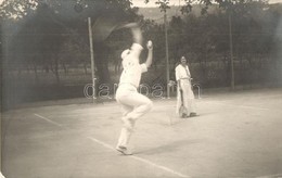 * T2 1914 Balatonalmádi, Teniszezők A Teniszpályán, Sport. Photo - Non Classificati
