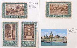 Budapest - 5 Db Szent István Jubileumi Év (1038-1938) Képeslap 2 Db Albumlapon / 5 Postcards Of The Stephen I Of Hungary - Non Classés